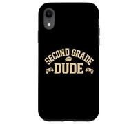 Second Grade Dude Gamer Football Back to School Apparel Case for iPhone XR