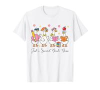 Second Grade Goose Back to School 2nd Grade Teacher Girl Kid T-Shirt
