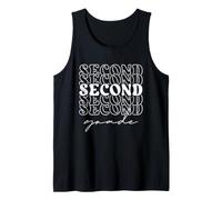 Second Grade Groovy Teachers Students Welcome Back to School Tank Top