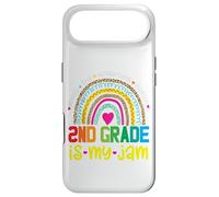 Second Grade Is My Jam 1st Day Of 2nd Grade Rainbow Teacher Case for iPhone Air