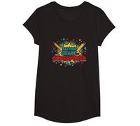 Second Grade is My Superpower School Superhero T-Shirt, Girls, Black, Medium