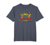 Second Grade is My Superpower School Superhero T-Shirt, Men's Big and Tall, Heather Blue, 4X Tall