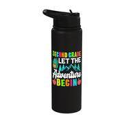 Second Grade Let The Adventure Begin 2nd Grade Stainless Steel Insulated Water Bottle