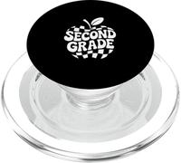 Second Grade Retro Apple Back To School PopSockets PopGrip for MagSafe