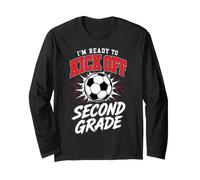 Second Grade Soccer Kick Off Back to School Student 2nd Long Sleeve T-Shirt
