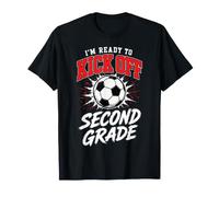 Second Grade Soccer Kick Off Back to School Student 2nd T-Shirt