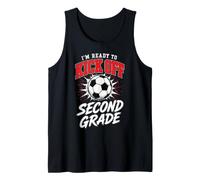 Second Grade Soccer Kick Off Back to School Student 2nd Tank Top