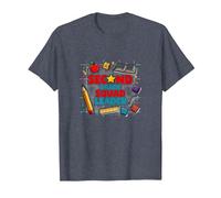 Second Grade Squad Leader Elementary School Pride T-Shirt, Men, Heather Blue, L
