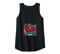 Second Grade Squad Leader Elementary School Pride Tank Top, Women, Black, XXL