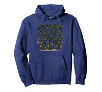 Second Grade Tough Guy: Camo Cool for Young Adventurers Pullover Hoodie, Adult Unisex, Navy Blue, XX-Large
