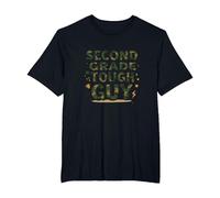 Second Grade Tough Guy: Camo Cool for Young Adventurers T-Shirt, Men's Big and Tall, Black, 2X Tall