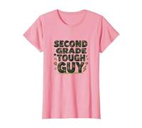 Second Grade Tough Guy: Camo Cool for Young Adventurers T-Shirt, Women, Pink, X-Large