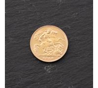 Second Hand 22ct Yellow Gold 1910 King Edward VII Half Sovereign Coin 47011188