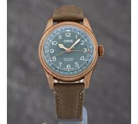 Second Hand Oris Mens Big Crown Pointer Date 80th Anniversary Edition Brown Leather Strap Watch 01 754 7741 3167-07 5 20 58BR