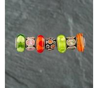 Second Hand Pandora Sterling Silver 7 Assorted Bead Charms 41221048