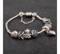 Second Hand Silver Pandora 8.5 Inch Charm Bracelet 41221183