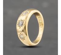 Second Hand Vintage 18ct Yellow Gold 0.25ct Diamond Three Stone Ring 41482283
