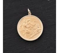 Second Hand Yellow Gold Elizabeth II 1982 Full Sovereign Coin Keeper Loose Pendant 41143381