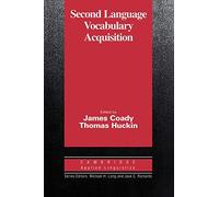 Second Language Vocabulary Acquisition: A Rationale for Pedagogy (Cambridge Applied Linguistics)