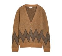 Second Layer Chevy Intarsia Mohair-blend Cardigan - Brown - 48 (IT48 / M)