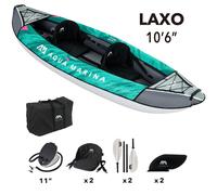 Second Life - Aqua Marina Laxo 320 Inflatable Kayak Package For 1/2 People - Excellent