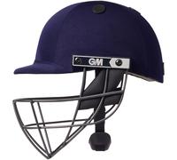 GM | Maestro Cricket Helmet | BSI Approved Batting Fielding Head Protection - Junior Size Ball Only | ABS Polymer Shell & Sleek Lightweight Steel Grille | Navy | Junior 530-550 mm