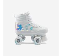 Second Life - Kids Roller Skates Quad 100 - Holographic White