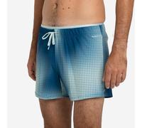 Second Life - Men’s Short Swimming Shorts 100 Camo Blue