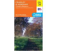 Second Life - Os Explorer Leisure Map - Crawley & Horsham