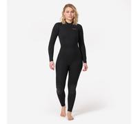Second Life - Women’s 4/3 mm Neoprene Surf 100 Wetsuit With Back Zip Black