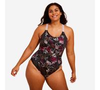 Second Life - Women's Aquafit-aquabiking 1-piece Swimsuit Elea Saf - Khaki - Very Good
