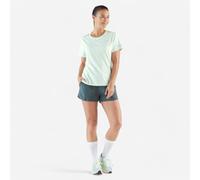 Second Life - Women's Breathable Running T-shirt Kiprun Run 500 Dry-blue Green
