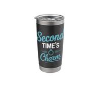 Second Marriage Second Time's A Charm Bride Future Mrs Stainless Steel Insulated Tumbler