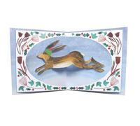 SECOND NATURE 2toTango 3D Pop Up Christmas Card Magical Hare Xmas Cards - Christmas Range Handmade, Blank Inside, Envelope Included, Pop Out Surprise, Winter Wonderland, Forest Animal, Keepsake