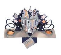 Second Nature Best Grandad Happy Birthday Pop-Up Greeting Card Pop Up Cards POP198MC07