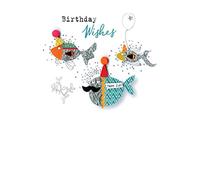 Second Nature Birthday Wishes Have Fun Irresistible Greeting Card Embellished Cards IRS051