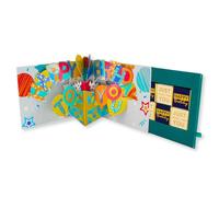 Second Nature Celebration Pop Up Birthday Card With Chocolate Treat Tray Surprise Card & Gift - Paper Celebrations Treat Tray Vibrant Design, Milk Chocolate, Heartfelt Message, Eco-Friendly