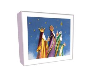 SECOND NATURE Christmas Quilling Cards Box Of 4 Luxury Quilled Three Kings Handmade Xmas Card - Quilling Cards Unique Design, Heartfelt Wishes, Festive Keepsake, Quality Craftsmanship