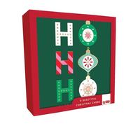 SECOND NATURE Crisis Charity Christmas Cards Box Of 8 Ho Ho Ho Cards - Charity Festive Design, Quality Craftsmanship, Heartfelt Greetings, Memorable Gifts, Xmas Wishes, Support Charity