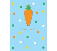 SECOND NATURE Decopatch Happy Easter Card Includes Removable Happy Carrot Patch - Decopatch Eco-Friendly, Whimsical Design, Vibrant Colours, Heartfelt Gift, Keepsake, Unique