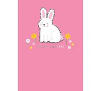 SECOND NATURE Decopatch Hoppy Easter Card Includes Removable Easter Bunny Patch - Decopatch Cheerful Design, Playful Patch, Eco-Friendly, Heartfelt Wishes, Springtime Magic, Activity Card