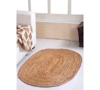 Second Nature Dhaka Oval Kitchen Rug Hand Woven - Jute - L90 X W150