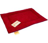 Second Nature Dog & Cat Cage Mat - Soft Washable Sherpa Cushion, Wine, XX Large (91 x 122cm)