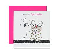 Second Nature Hand-Finished Wrapped Love Gift Birthday Greeting Card Embellished Charmed Cards ECH014