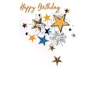 Second Nature Happy Birthday You Are A Star Irresistible Greeting Card Embellished Cards IRS006