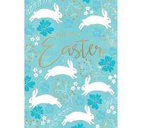 Second Nature Happy Easter Bunny Bliss! Contemporary Easter Greeting Card ESLM001