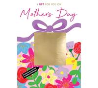 SECOND NATURE Mother's Day Greeting Card A Gift For You Scratch-To-Reveal Secret Message Card - Mystery Message Floral Artwork, Heartfelt Gesture, Unique Design, Personalise, Memorable Keepsake