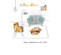 Second Nature New Home Enjoy Making It Your Own Irresistible Greeting Card Embellished Cards IRS045