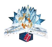 Second Nature Pop Up Woodland Animals Christmas Card