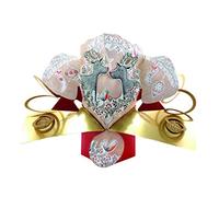 Second Nature Pop Ups Christmas Pop Up Card with 2 Reindeers, XPOP036